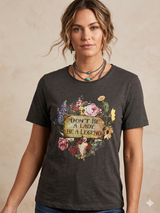 Don't Be A Lady, Be A Legend Tee Black