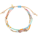 Mixed Media Bracelet Love | Rhodochrosite