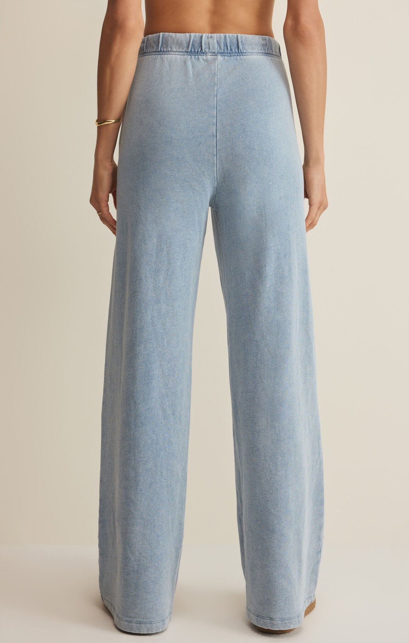 Hunter Knit Denim Pants Ocean Air Indigo
