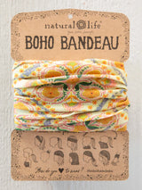 Full Boho Bandeau Diamond Block Cream