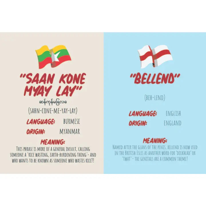 How To Swear in 96 Languages Book