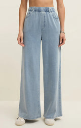 Entourage Knit Denim Pants Ocean Air Indigo