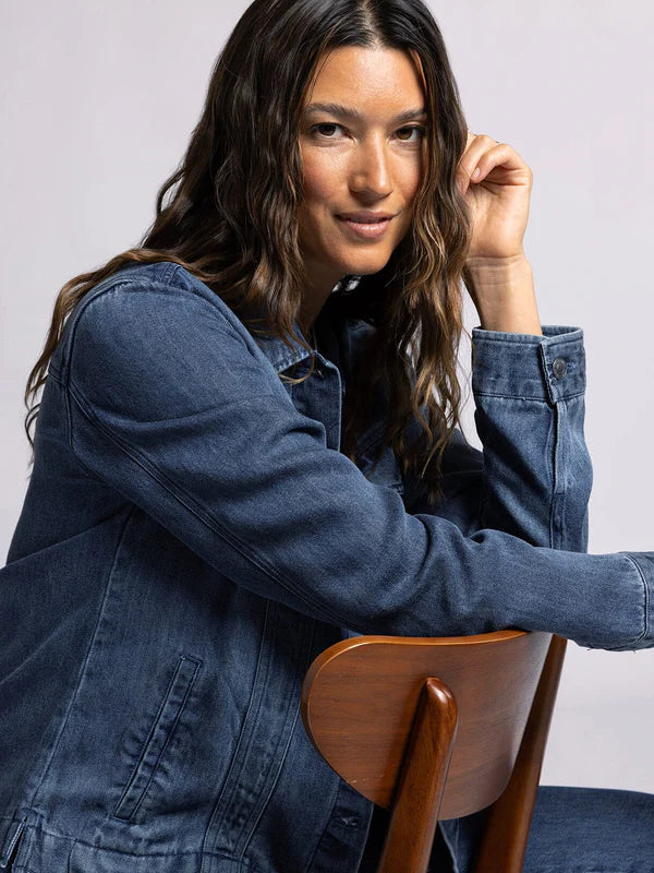 Jackie Jacket Dark Denim Wash