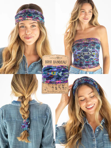 Full Boho Bandeau Border Folk Garden