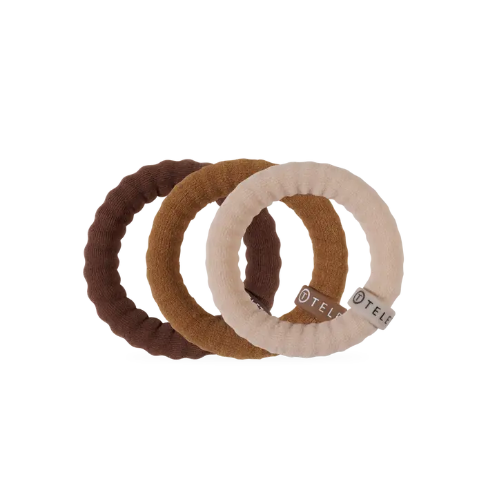 Teleties Nylon Small Hair Ties Espresso Yourself