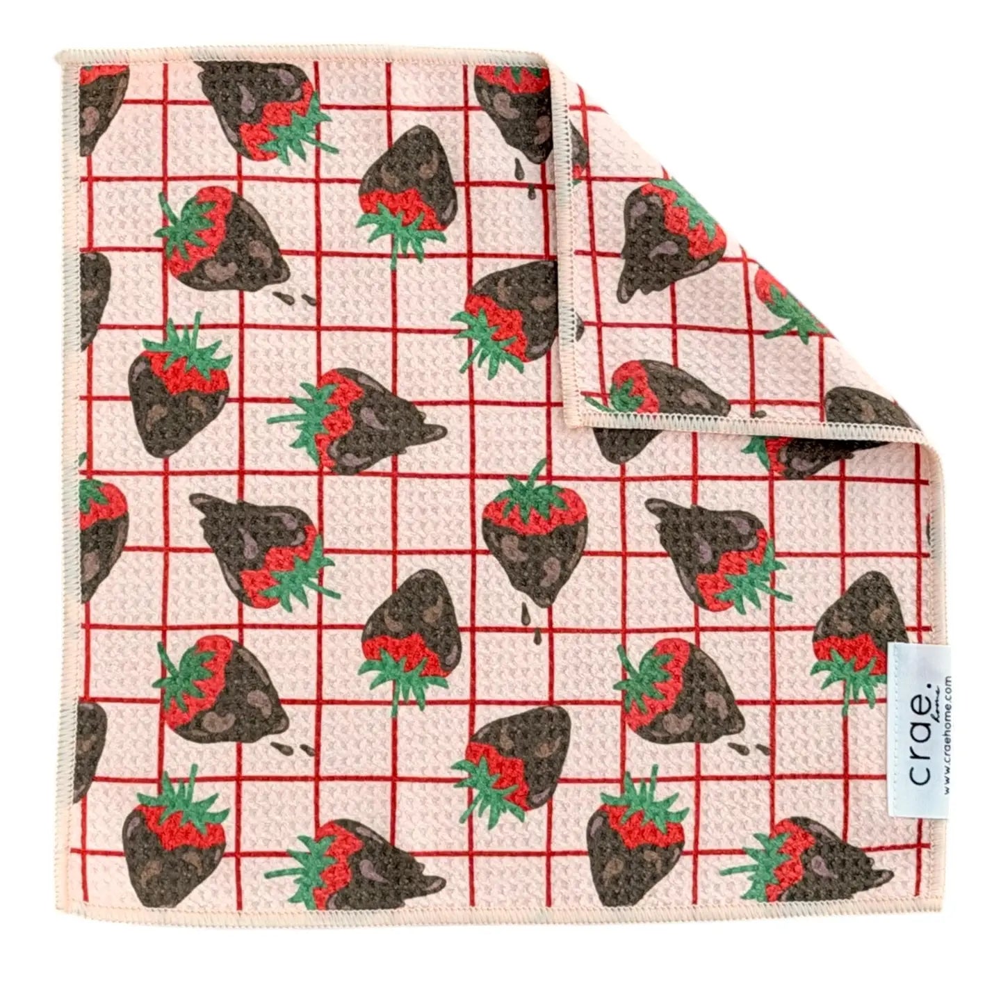 Crae.Home Double Sided Washcloth Cover Me in Chocolate