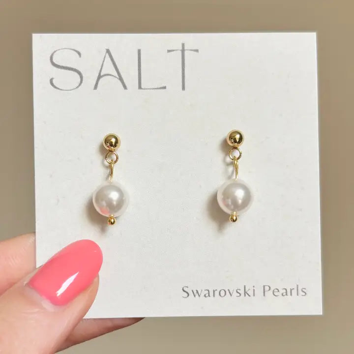 Swarovski Pearl Drop Earrings