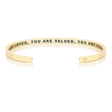 Mantra Cuff Bracelet