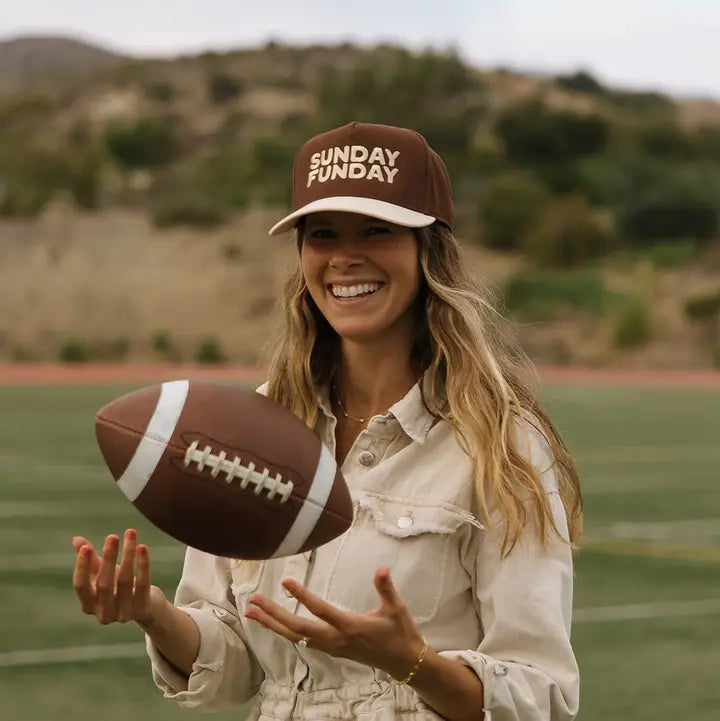 Sunday Funday Embroidered Trucker Hat