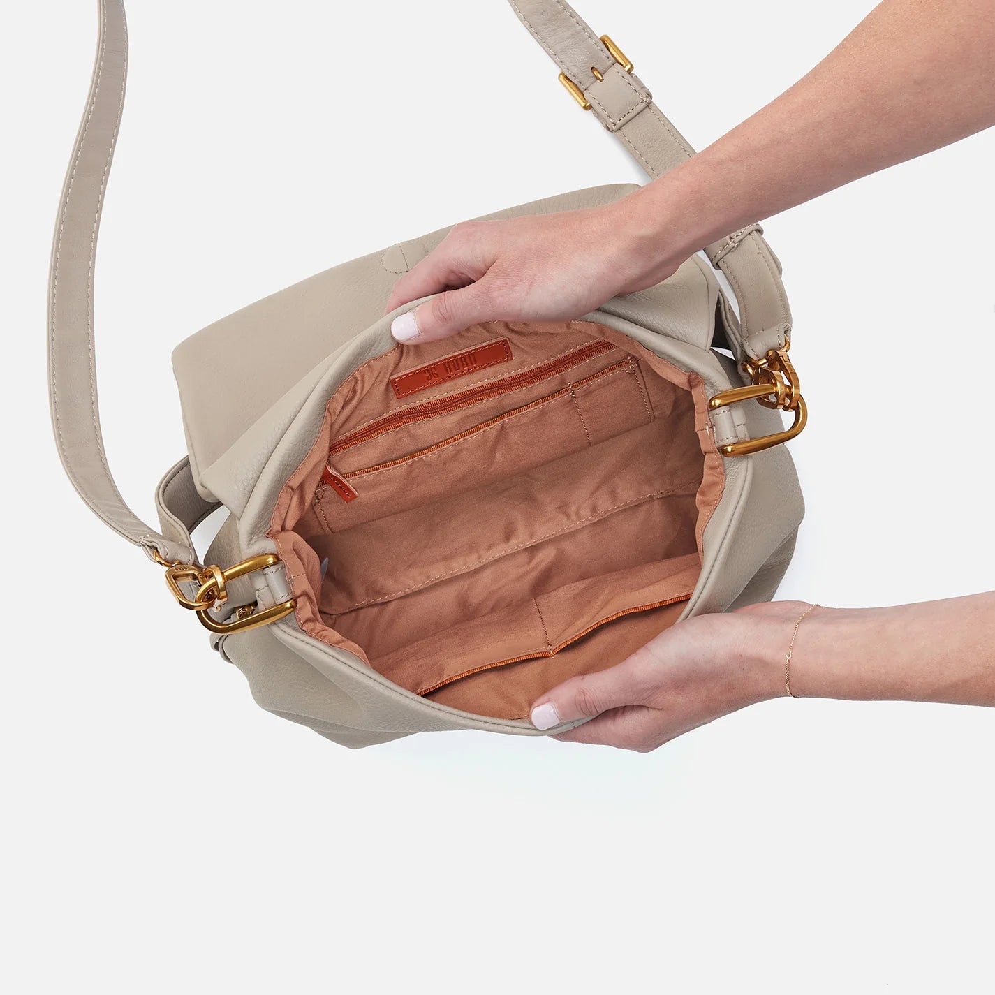 Harley Convertible Shoulder Bag Taupe