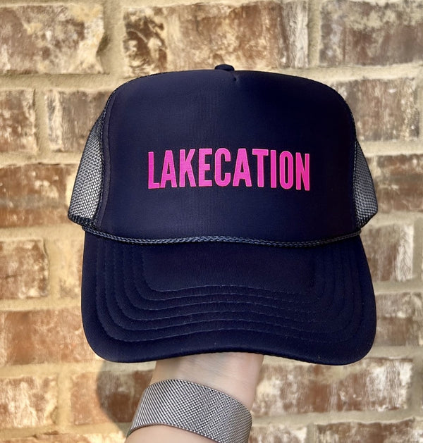 Lakecation Trucker Hat