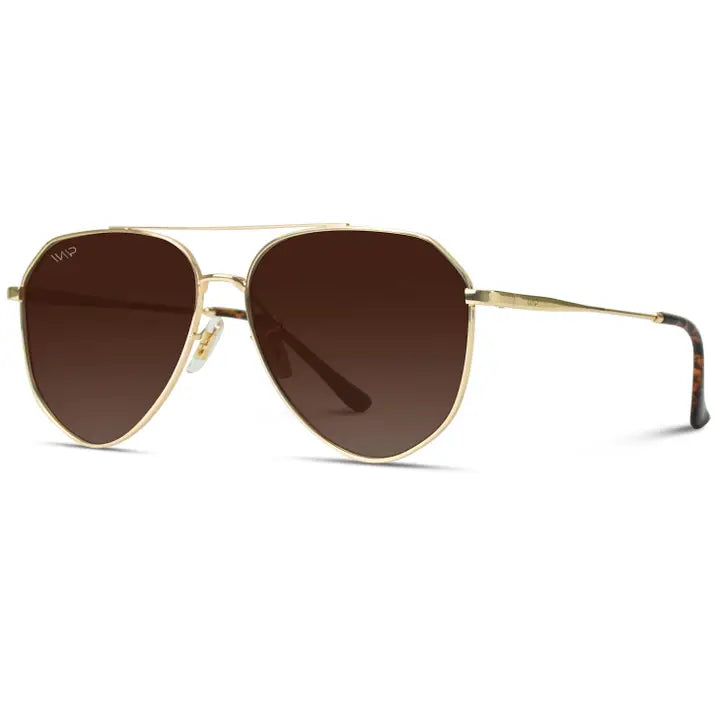 Ramsey Sunglasses Gold + Brown