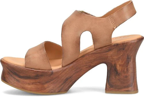 Cantal Heeled Sandals Brown Terra