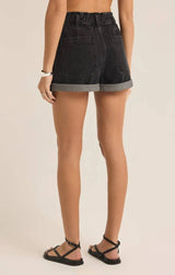 Odin Denim Shorts Black