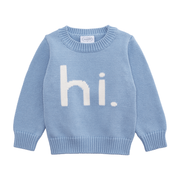 Hi. Baby Sweater Boy