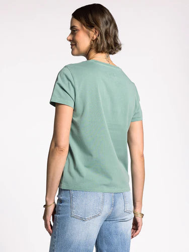 Asher Relaxed Fit Tee Sea Pine