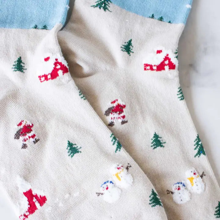 Santa Claus Village Socks