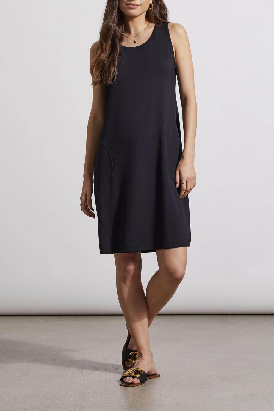 Reversible A Line Pocket Dress Pear