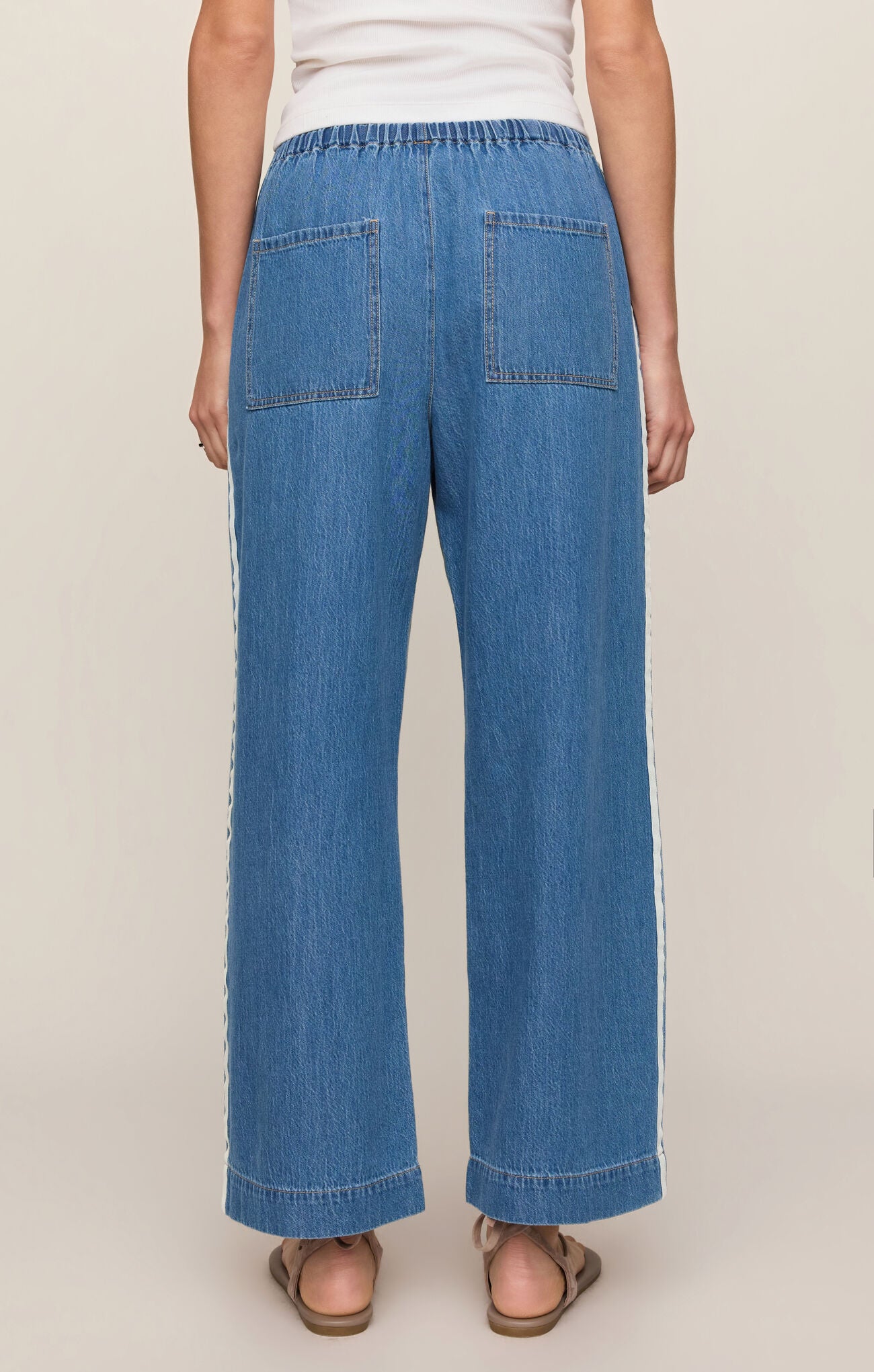 The Sidelines Denim Track Pants Dreamstate