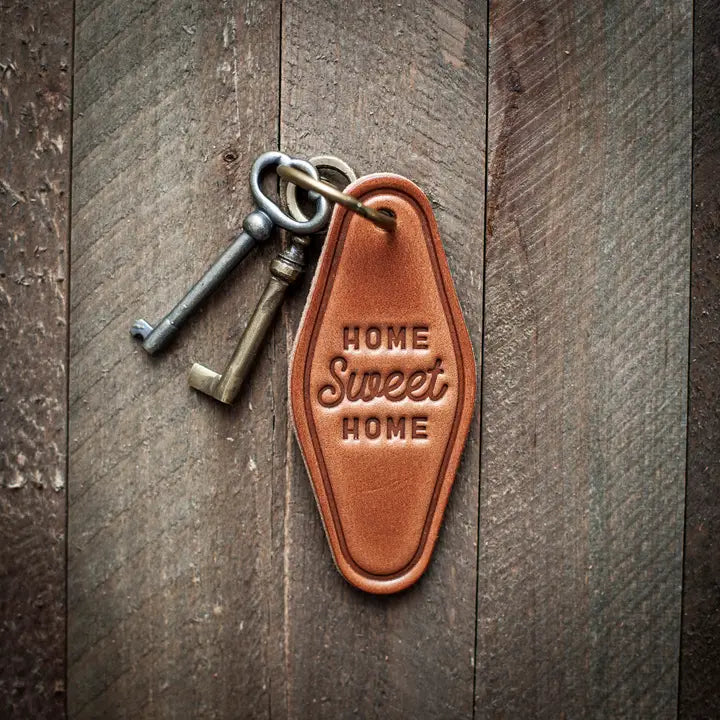 Motel Style Leather Keychain