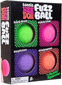 NeeDoh Teenie Fuzzball 4 Pack