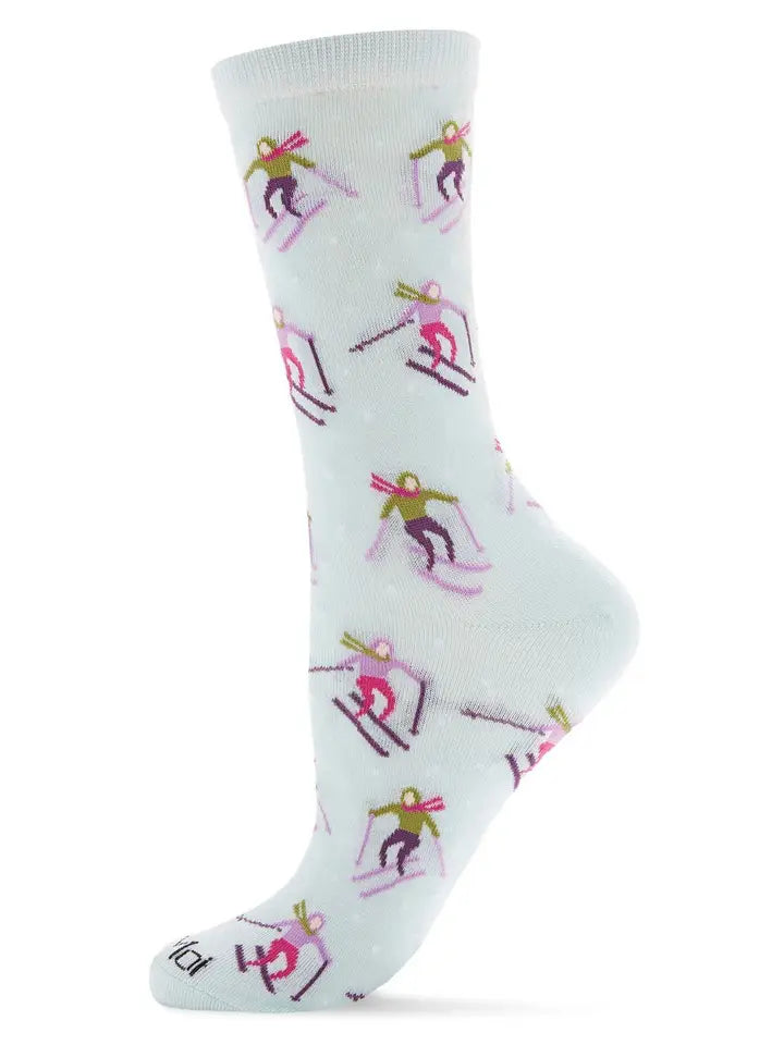 Skiing Paradise Crew Socks