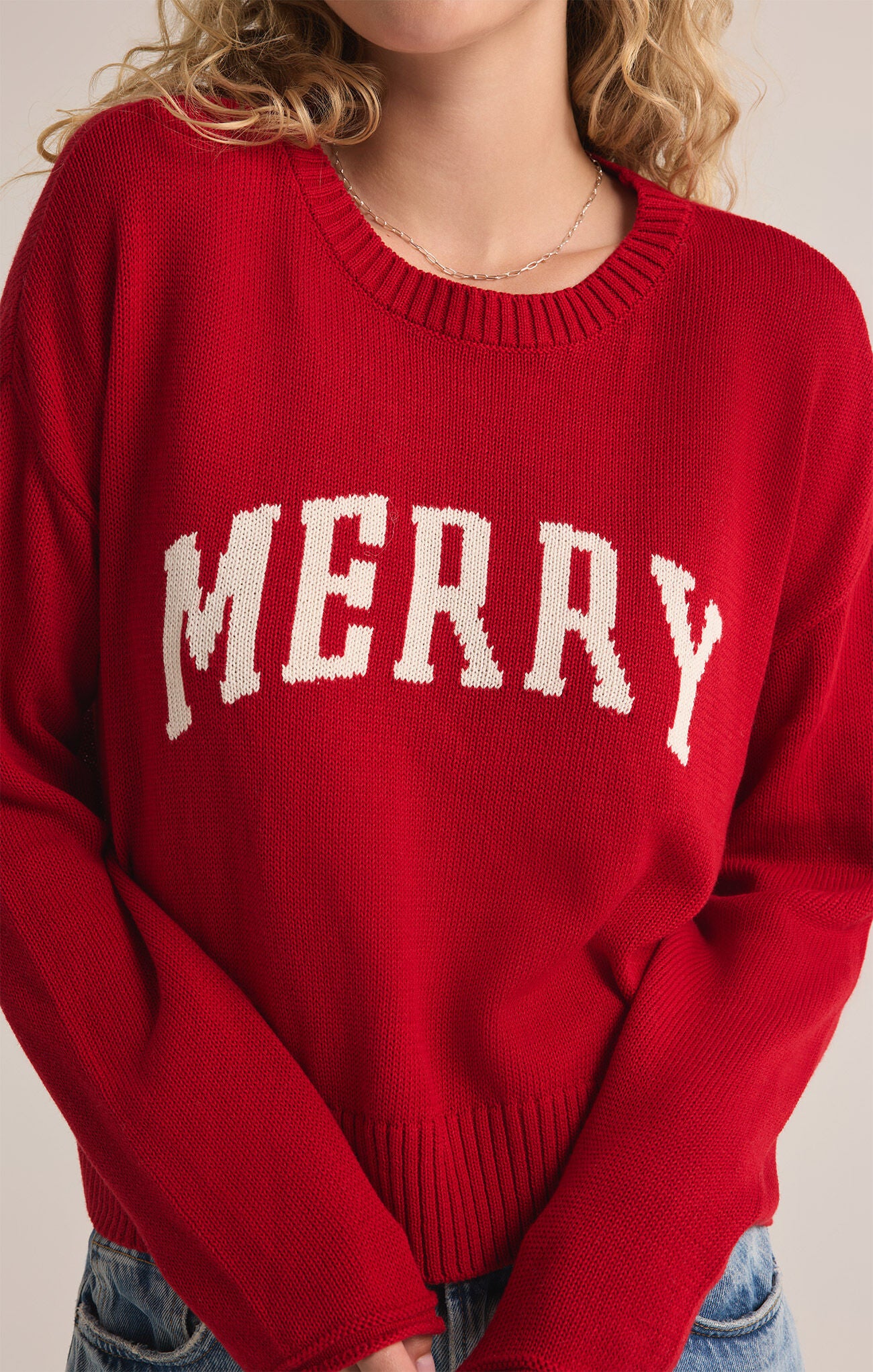 Sienna Sweater Haute Red