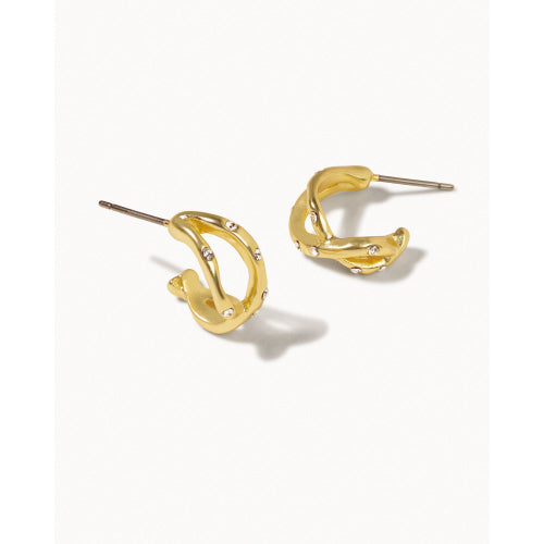 Sprinkles Huggie Hoop Gold