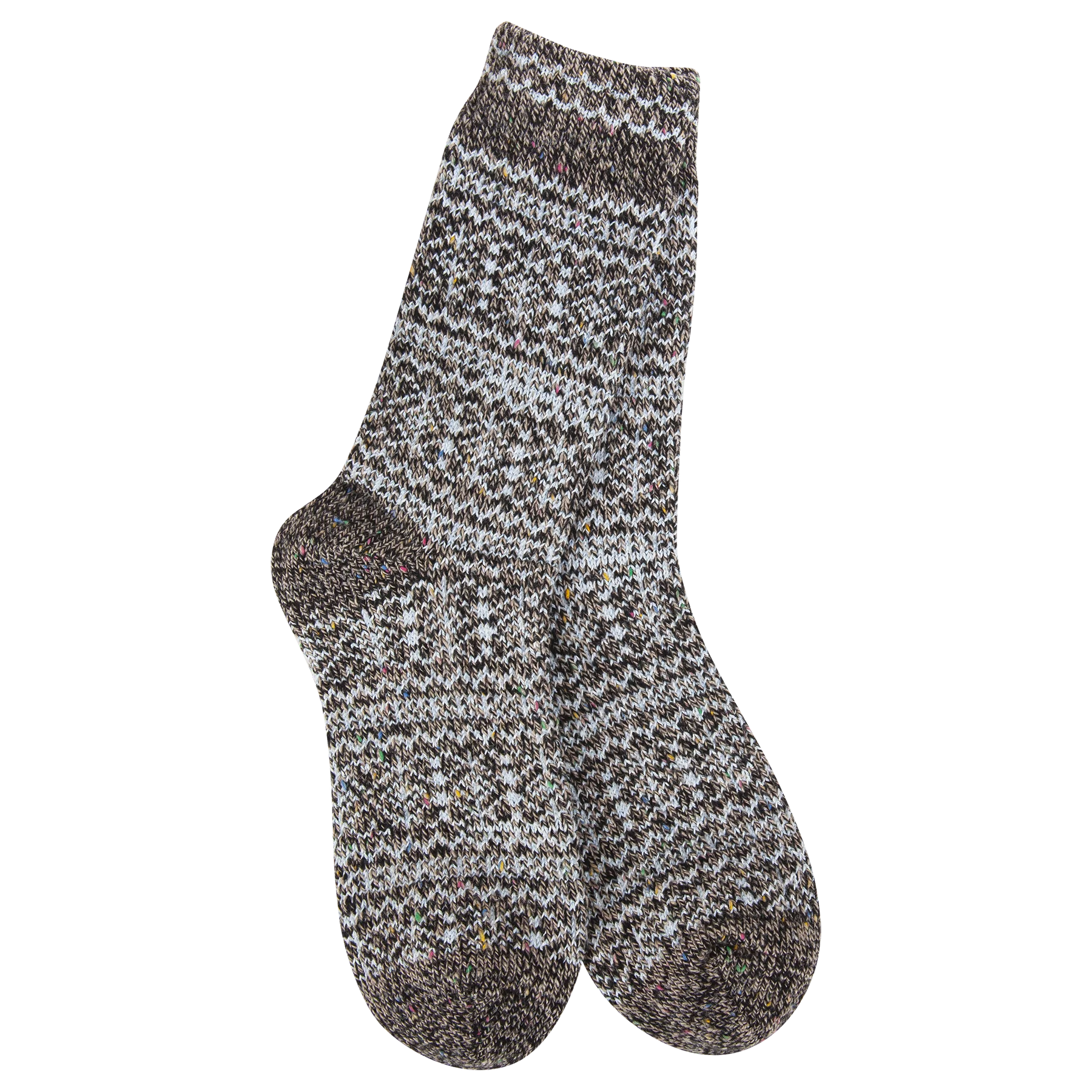 Holiday Confetti Crew Socks Blue Dark Confetti