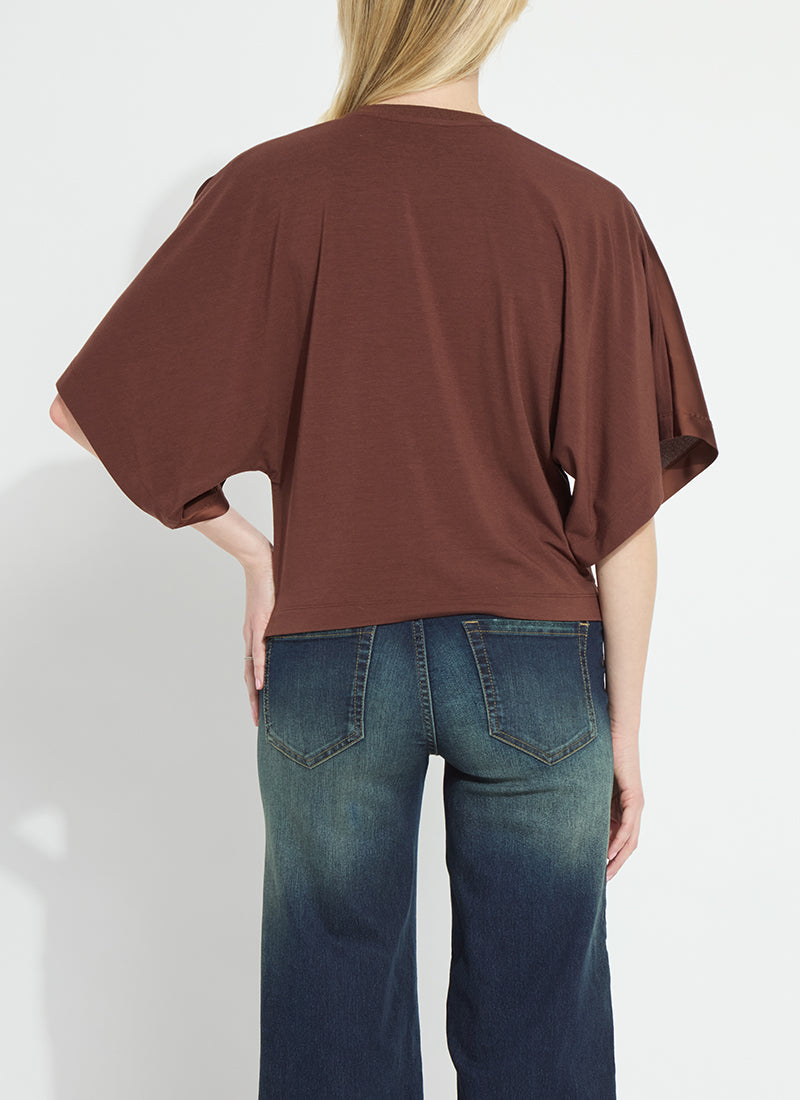 Ginger Mix Media Dolman Tee Maple