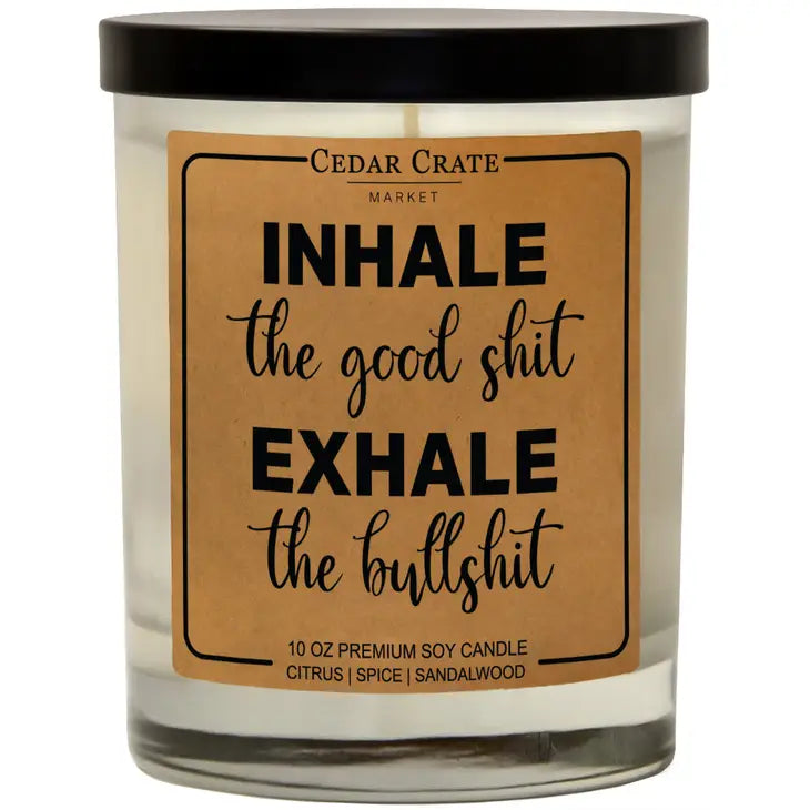 USA Made Kraft Label Snarky Candle - 10 OZ