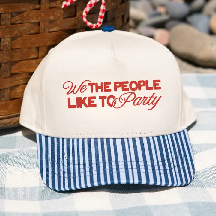 We The People Like To Party Trucker Hat