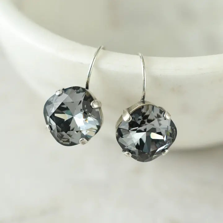 Sandi Earrings Silver Night