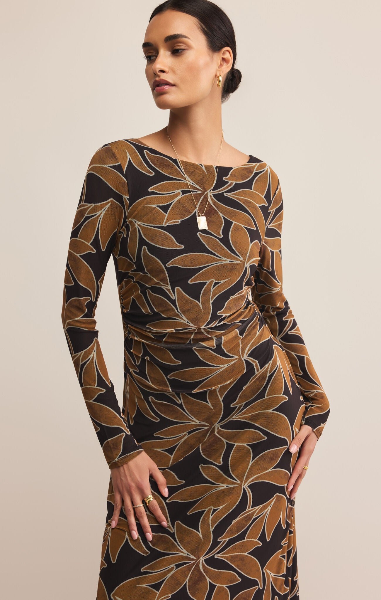 Spellbound Nox Floral Dress Coconut