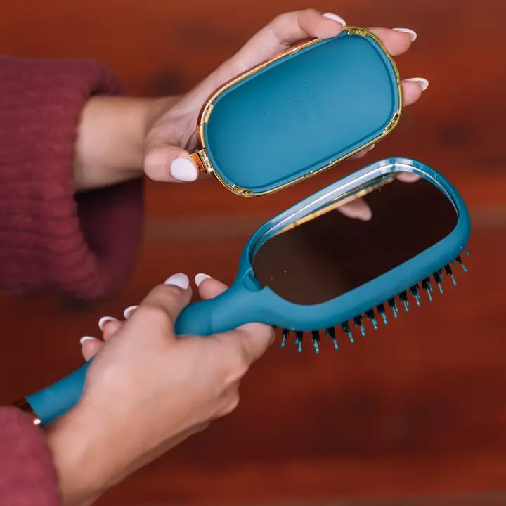 Teleties Hair Brush Teal with It Board Bristle