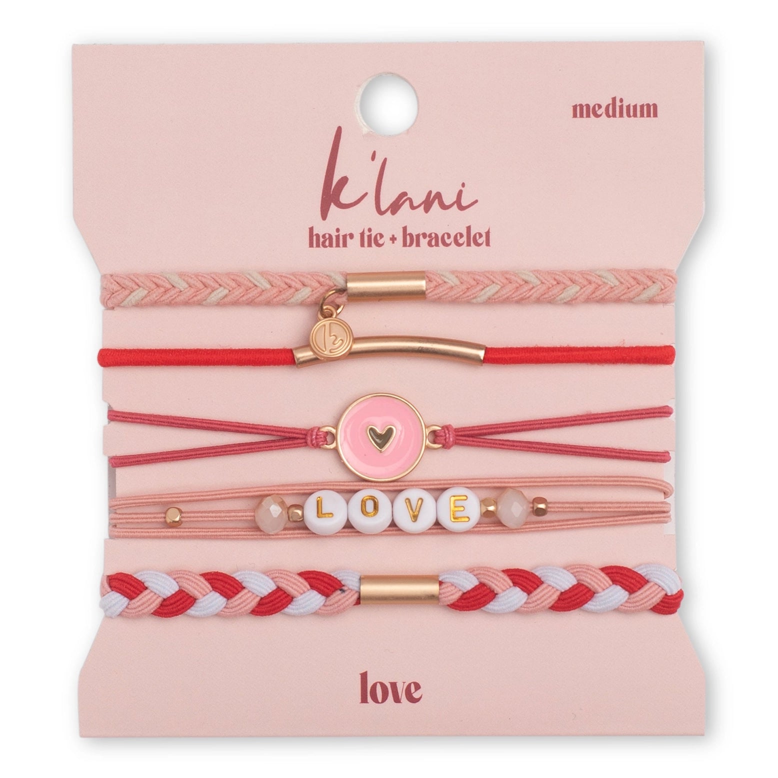 Hair Tie Bracelets Love | Medium