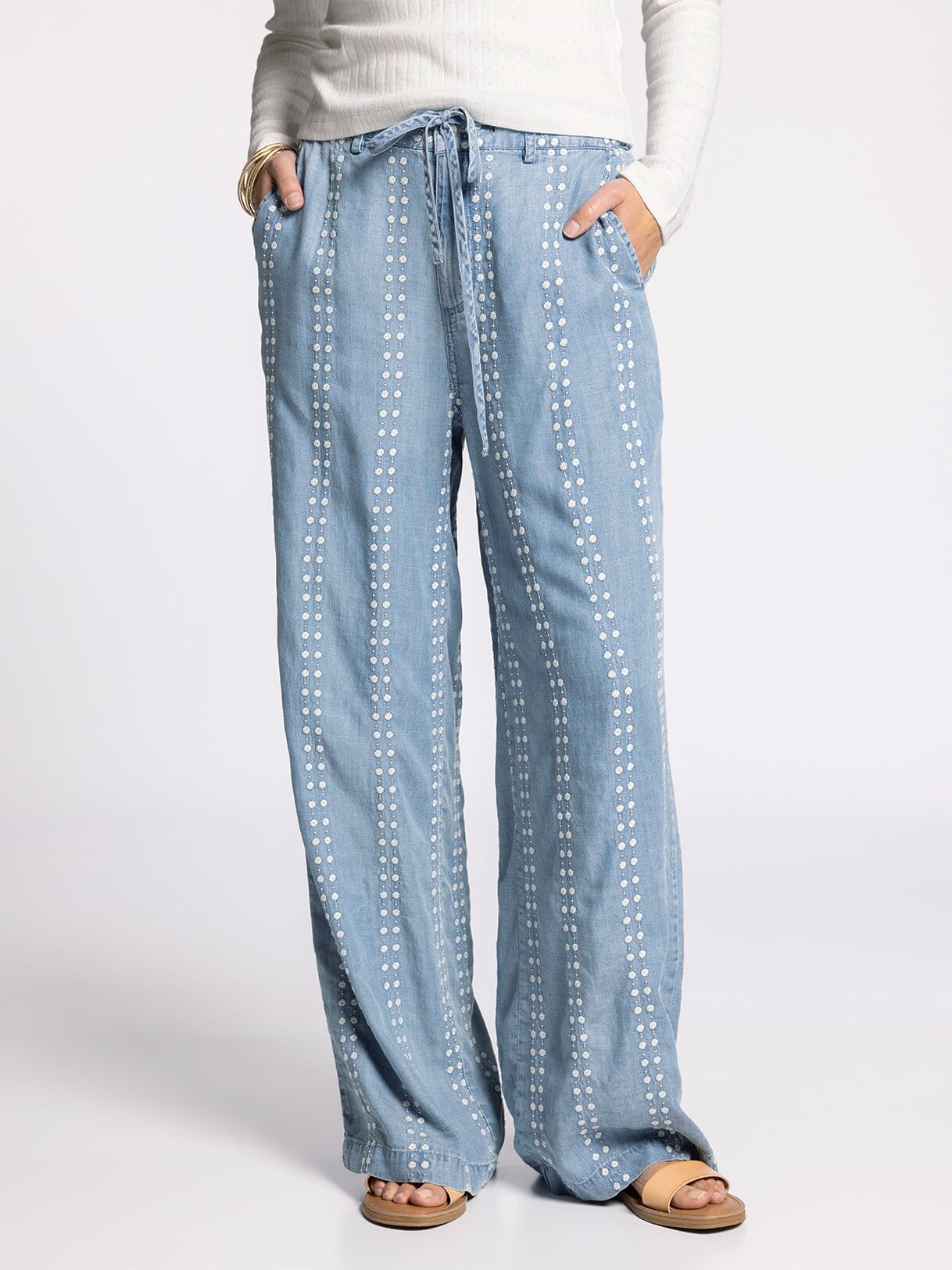 Natalia Pants Daisy Stripe
