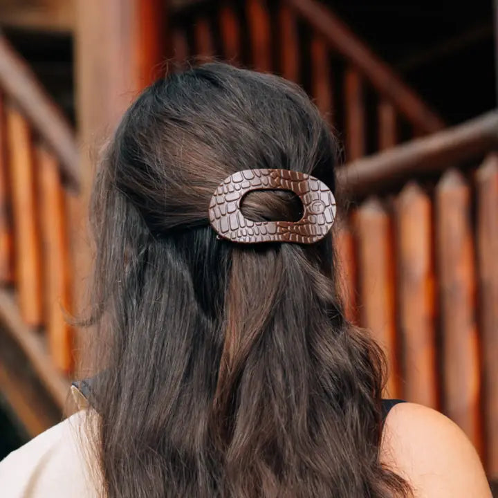 Teleties Medium Flat Round Hair Clip