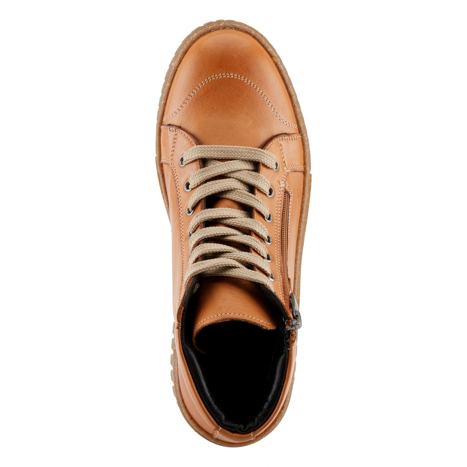 Loeva High Top Sneakers Camel