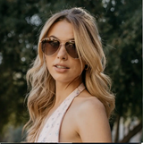 Ramsey Sunglasses Black + Gradient Brown