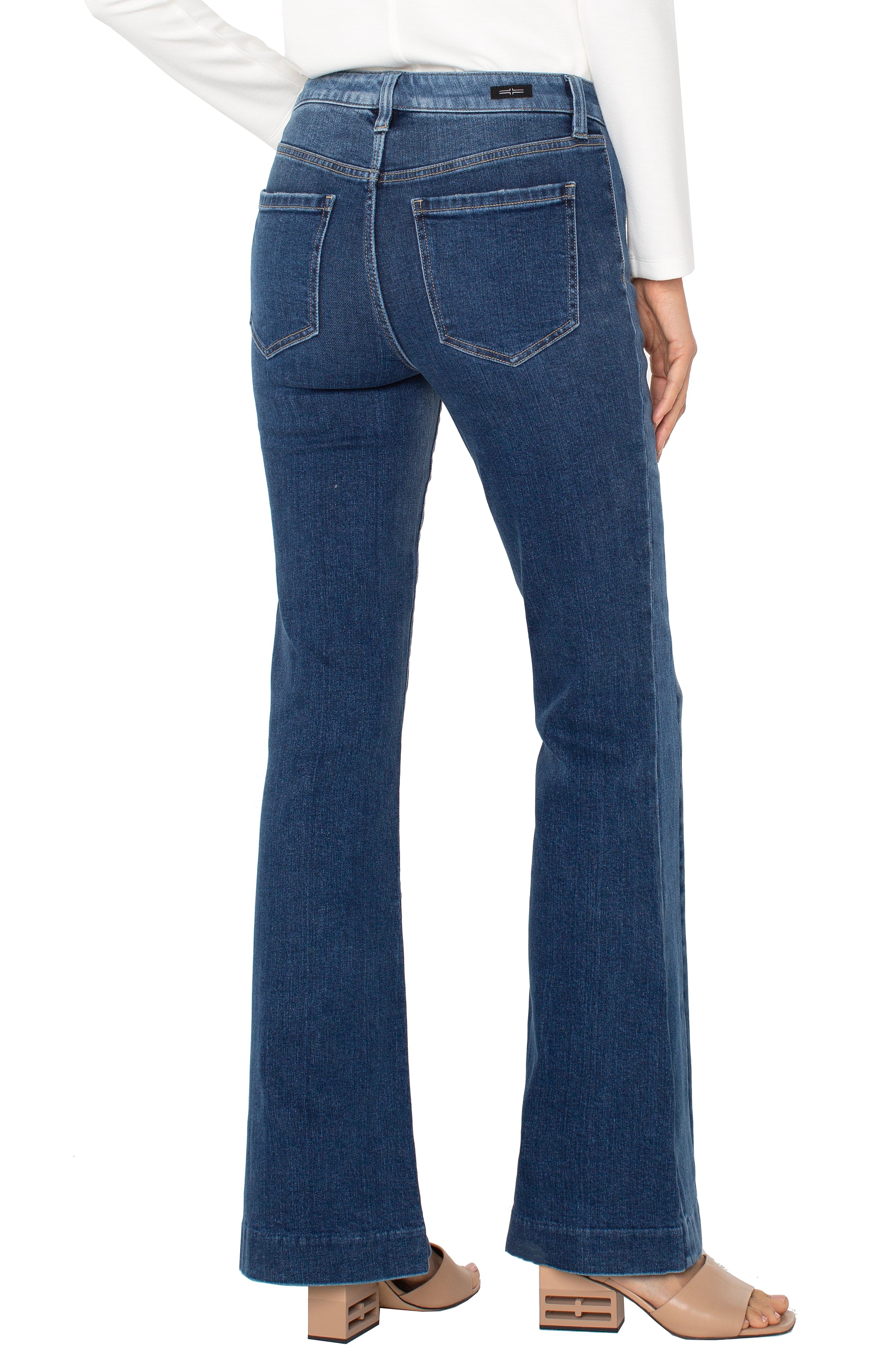 Block Detail Hannah Flare Jeans Ridgely
