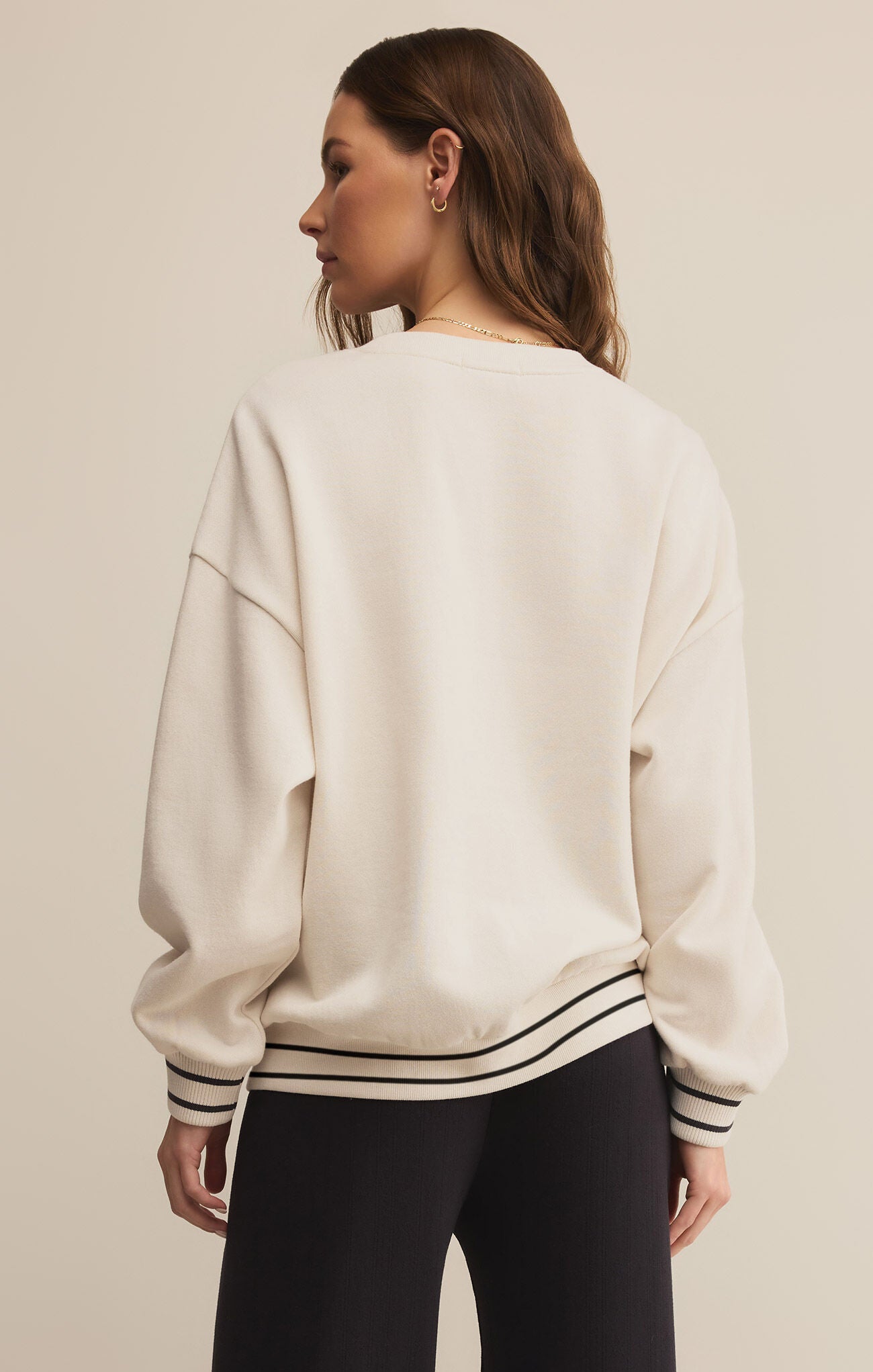 Oversized Let's Go Sweatshirt Vanilla Ice