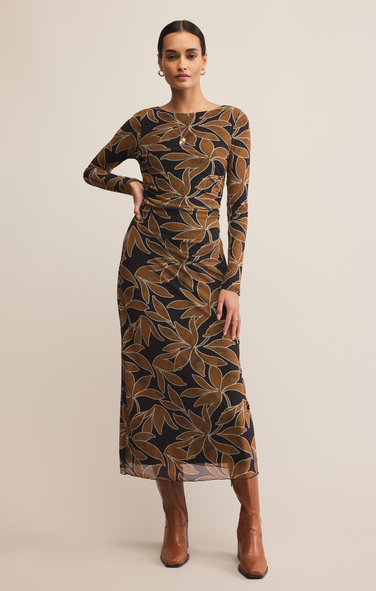 Spellbound Nox Floral Dress Coconut