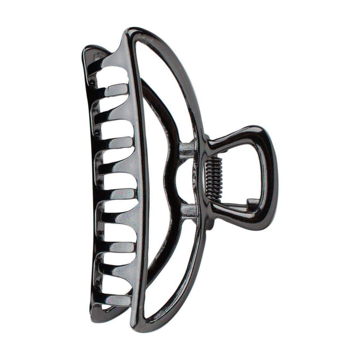 Open Shape Claw Clip Hematite