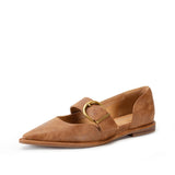 Romeria D'Orsay Flats Tan
