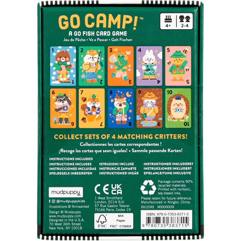 Go Camp! Card Game