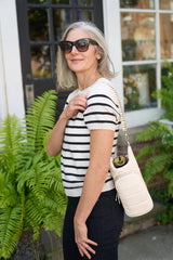 Vegan Leather HydroBag w/ Strap Bundle Ivory