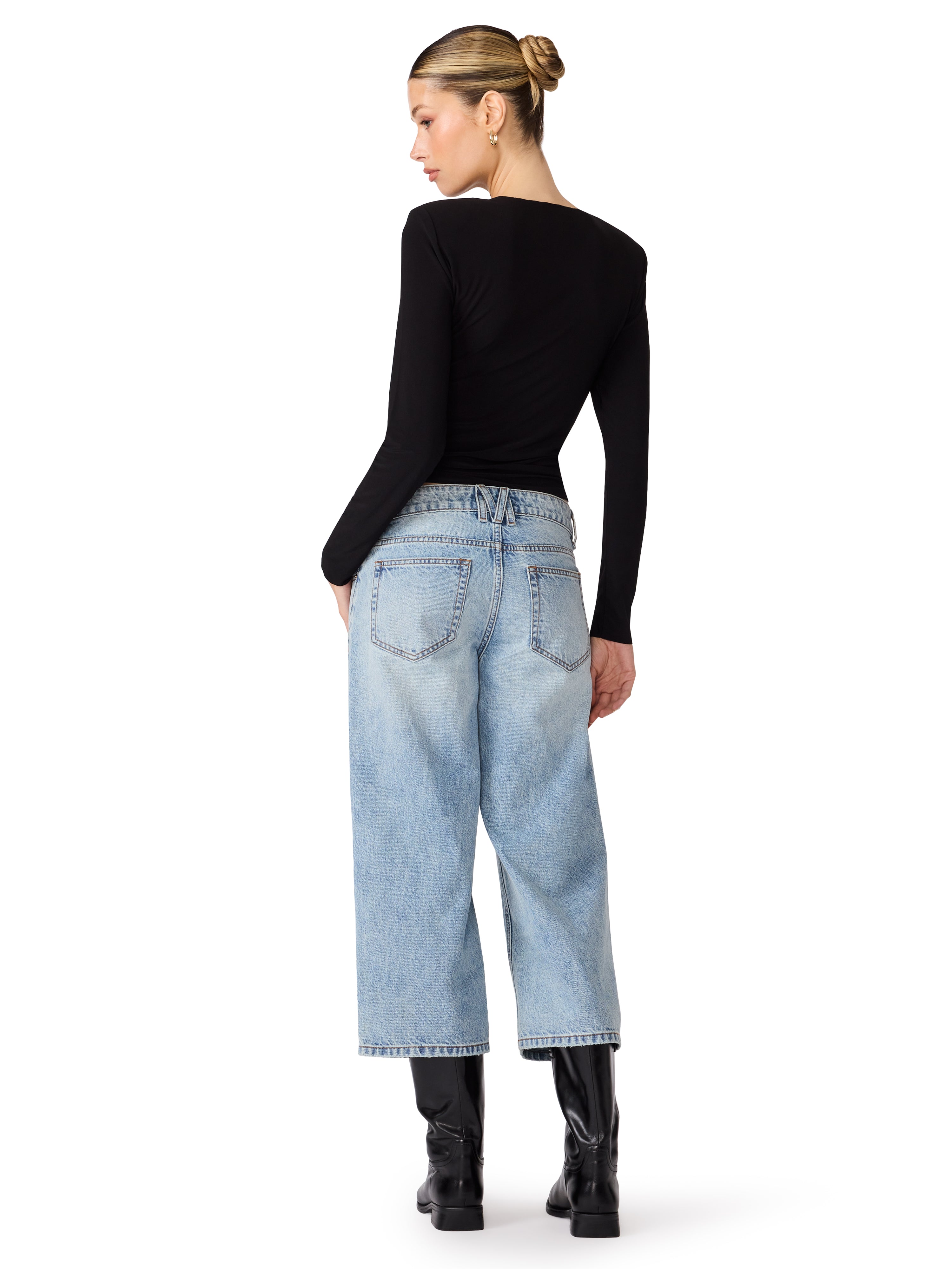 Seline Knit Top Black