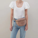 Juno Whipstitch Buffed Leather Belt Bag