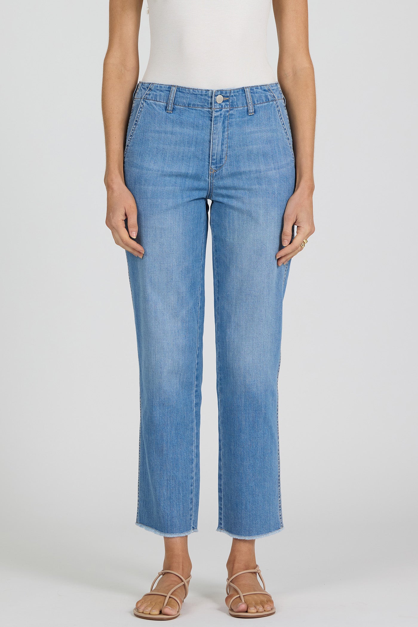 Portia Straight Crop Jeans Dark Arthlow
